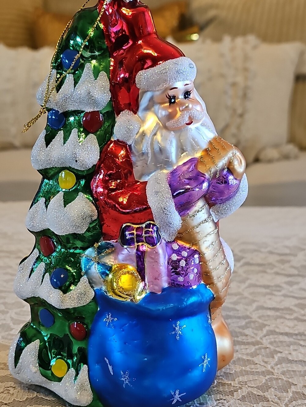 Christopher Radko "The Big Day's Arrived" Glass Ornament
